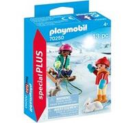 PLAYMOBIL SpecialPlus 70250 Enfants avec luge Multicolore G