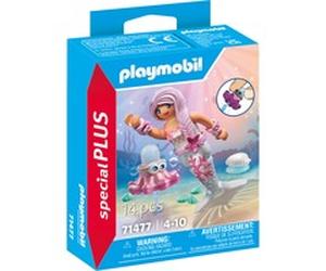 PLAYMOBIL specialPLUS Sirène avec pieuvre à douille, Jouets de construction