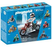Playmobil - Sports & Action 5527 - Moto Custom Marron