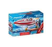 Playmobil Sports & Action : Bateau rapide avec moteur submersible