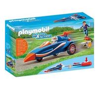 Playmobil Sports & Action 9375 Pilote et voiture fusée G