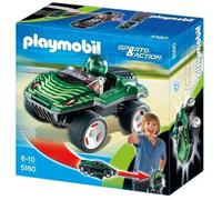 Playmobil Sports Et Action 5160 - Voiture Camouflage À Emporter