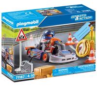 Playmobil Sports et Action 71187 - Set cadeau Pilote de kart