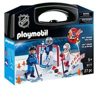 Playmobil Sports Et Action 9177 - Valisette Tirs De Barrage (Nhl)