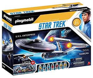 Playmobil Star Trek 70548 U.S.S. Enterprise NCC-1701, With AR app, light effects and original sounds, 10-99 years
