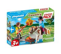 Playmobil Starter Pack Cavalière et palefrenier 70505