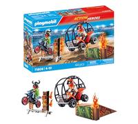 Playmobil Action Heroes 71808 Duo de cascadeurs avec quad et moto E