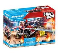 Playmobil Jouet Stuntshow 70554 Véhicule et pompier G