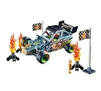 Playmobil 71044 Cascadeur et Buggy - Stuntshow - avec Un Personnage, Un véhicule Tout-Terrain et des Flammes - Promo Pack - Spectacle de cascadeurs - Univers des Sports mécaniques - Dès 4 Ans