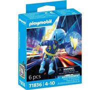 Playmobil Figurine Super-héros à collectionner 71836 Héros de la foudre Bleu clair