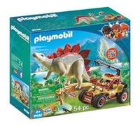 Playmobil The Explorers 9432 Explorer avec véhicule et stégosaure Multicolore G