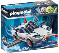 Playmobil Top Agents 71587 - Voiture De L'agent Pilote