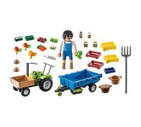 Playmobil Tracteur Avec Remorque