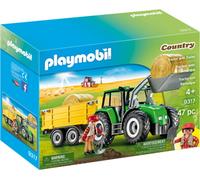 PLAYMOBIL Tracteur Country avec remorque 9317
