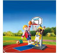 Playmobil Joueurs de Basket-ball avec panier