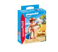 Playmobil Vacancière avec transat Multicolor 70300