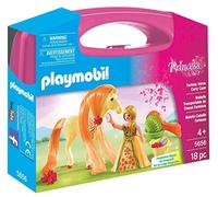 Playmobil Valisette Princesse et Cheval à coiffer, 5656 Coloré