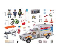 Playmobil Véhicule De Secours: Ambulance Urbaine En Action