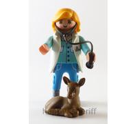 Playmobil Vétérinaire avec Outil Médical Bébé Faon Série Mystère 13 9333 NEUF