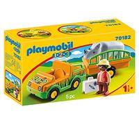 Playmobil 70182 - Vétérinaire Avec Véhicule Et Rhinocéros