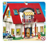 Playmobil - Villa Moderne - Jeu de construction avec 4 personnages et meubles de jardin