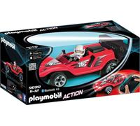 Playmobil 9090 Voiture de Course Rouge radiocommandée - - Action- Pilote télécommande