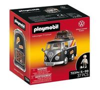 PLAYMOBIL Volkswagen Volkswagen T1 Camper ESP Edition - Camper rétro emblématique avec équipement de Sport, galerie de Toit et Feuille d'autocollants - pour Enfants à partir de 4 Ans - 72314
