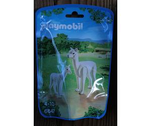 Playmobil Wildlife City Life Alpaga et son petit 6647 Zoo Animaux