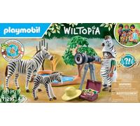 PLAYMOBIL 71295 Photographe avec déguisement et zèbres, Wiltopia, 36 pièces, dès 4 ans