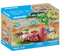 Playmobil 71627 Rocher avec araignée géante - Wiltopia - Comprend Un Personnage, Un Rocher avec Fonction catapulte, Une Tarentule, Deux Petites araignées Ainsi Que des Accessoires - Dès 4 Ans