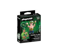 PLAYMOBIL WWE 72093 John Cena Figurine d'action collection avec accessoires 15 pièces Noir/Vert/Bleu