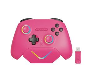 PLAYNEX Manette sans fil TMR 2,4 Hz, déclencheurs Hall/Micro 2 en 1, taux d'interrogation de 1000 Hz, batterie longue de 1000 mAh pour PC/Switch/Switch 2/Android/iOS, contrôleur de jeu PC avec station