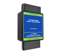 PLAYOCCAR OBD2 24 V à 12 V Convertisseur D'alimentation 16-Pin OBD Adaptateur Transformateur D'alimentation, Tension D'entrée 24 V vers Tension Sortie 12 V pour Convertisseurs Boost-Buck Automobiles