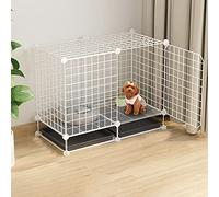 Playpen de Chien, Maisons de Chiens, caisses et chenils Playpen de Chien avec Base Lourde Chiot Jeu Stylo Pet de Compagnie Pliable pour Animal de Compagnie FANDIAO