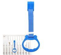 Playpen Pull-Up Rings, Baby Walking Helper Crib Handles, Ergonomic Grasping Training Tool, Colorful Secure Design, Enhances Pulling & Standing Skills for Boys Girls