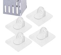 Playpen Support, base Playpen, lot de 4 clips de fixation antidérapants pour stabilisation des stocks, base de clôture, pieds de sécurité enfant pour salon, chambre à coucher