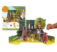 PLAYPRESS Le kit de jeu Gruffalo Pop-out comprend la maisonnette du sommet des arbres, la maison du métro de renard, le tas de bûches de serpent et tous les personnages