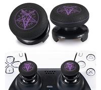 Playrealm FPS Bâton Prises de Pouce Thumbstick Grip et Prolongateur Impression Caoutchouc Silicone Poignée Couvrir 2 ensembles pour Manette PS5 Dualsenese et PS4 (Invocation Démoniaque)