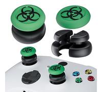 PlayRealm Lot de 2 rallonges de pouce et coque en silicone pour manette Xbox Series X/S et Xbox One S/X Vert