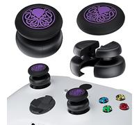 PlayRealm Lot de 2 rallonges de pouce et coque en silicone pour manette Xbox Series X/S et Xbox One S/X (violet Cthulhu