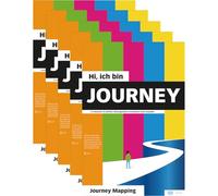 Playroom Journey Flip Paper Pad - 5 pièces - Cadre DIY pour cartographie de voyage client - Certifié FSC® - Langue allemande