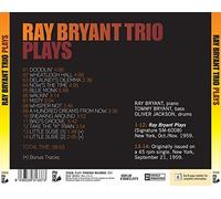 Plays by BRYANT,RAY TRIO [Audio CD] NEUF