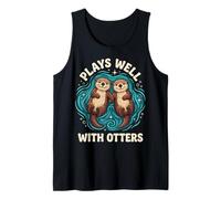 Plays Well with Otters Débardeur