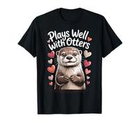 Plays Well with Otters T-Shirt