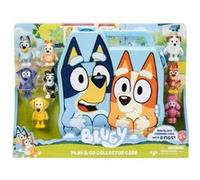 moose toys Bluey Storage Case with 8 Toy Figures - Playset