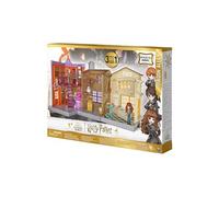 Wizarding World HARRY POTTER - PLAYSET CHEMIN DE TRAVERSE MAGICAL MINIS - Univers De Jeu Magique Avec 2 Figurines Et 21 Accessoires - 3 Décors - Effets Sonores Et Lumineux - Jouet Enfant 6 ans et +