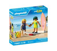Playset Cours de surf Playmobil 71907 My Life 2 personnages 2 planches Multicolore