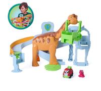Paw Patrol: The Dino Movie - Coffret de Jeu avec brachiosaure de 25,4 cm, véhicule Pup Squad de Marcus et Figurine Rhubarb - Jouets Amusants pour Filles et garçons dès 3 Ans