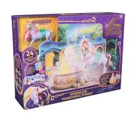 Unicorn Academy - L'Ecole des Licornes - Écurie, Fontaine, Licorne Wildstar Exclusive Et Accessoires - Sons & Lumières - Jouets Inspirés De La Série L'Ecole des Licornes - Jouet Enfant 4 Ans Et +