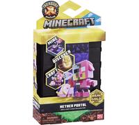 Playset Figure Minecraft NETHER PORTAL Personnages Occasionnels Surprise Random